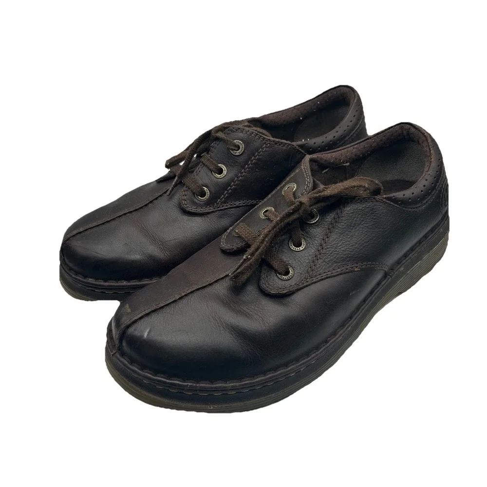 Dr.Martens Nevin Mens 11 Casual Low Top Lace Up Oxford Shoes AW004 Brown Shoes